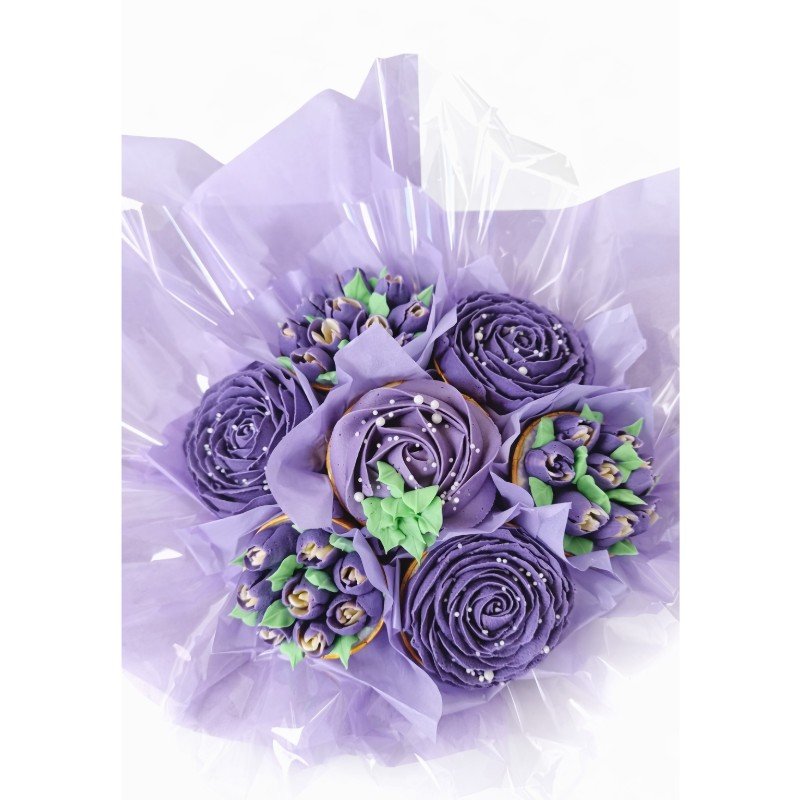 Lavender Bloom Muffin Bouquet